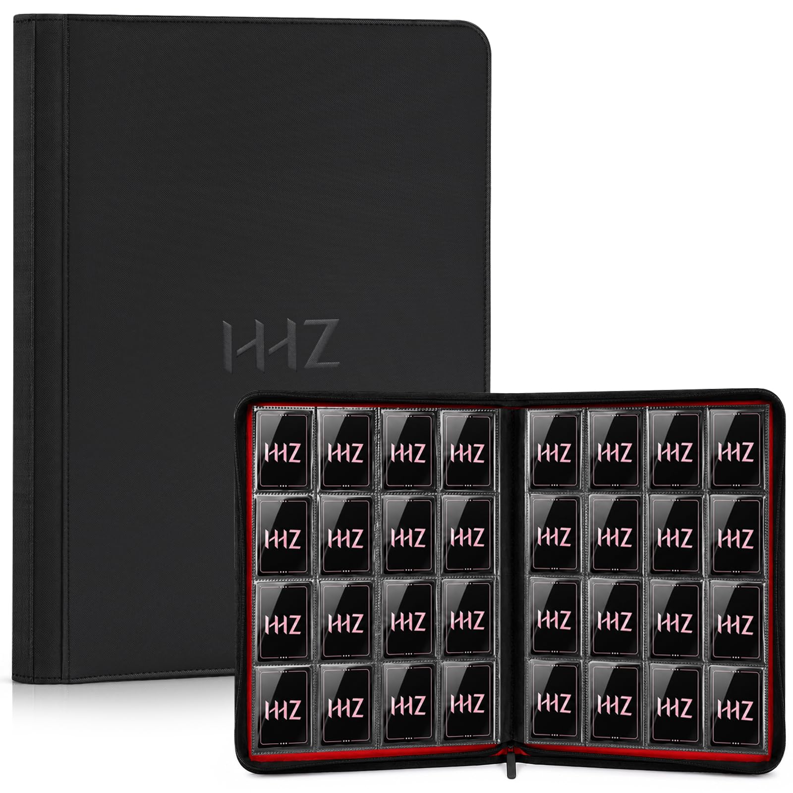 Amazon.com: HHZ 16-Pocket Trading Card Binder, 832 Slots, Side
